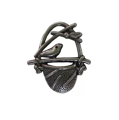 Метално украшение Bird in a Basket