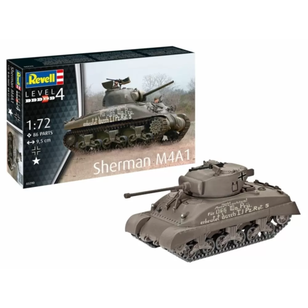 Сглобяем модел, Танк Sherman M4A1