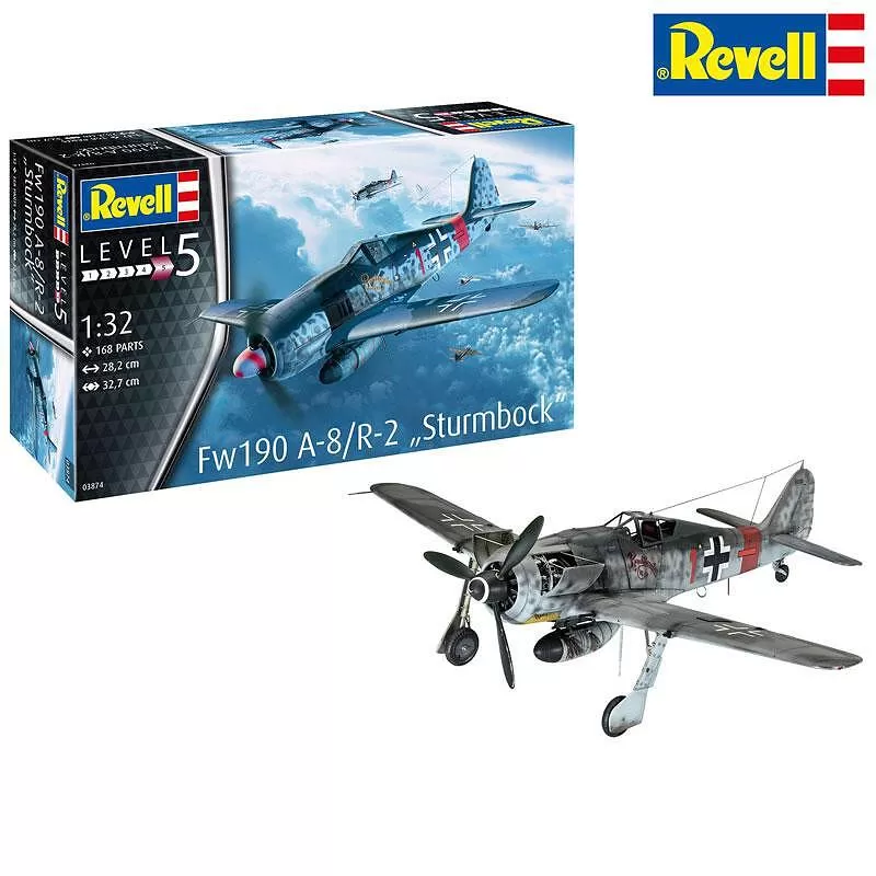 Сглобяем модел, самолет боен Sturmbock Fw190 A-8/R-2