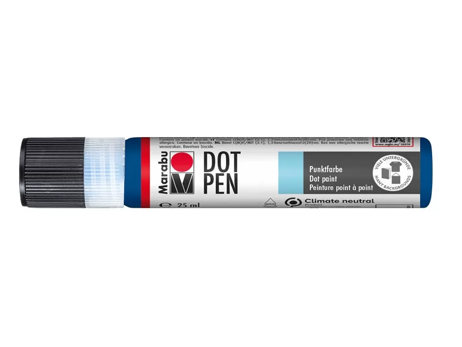 Контур за рисуване на точки Dot Pen, 25 мл, средно син