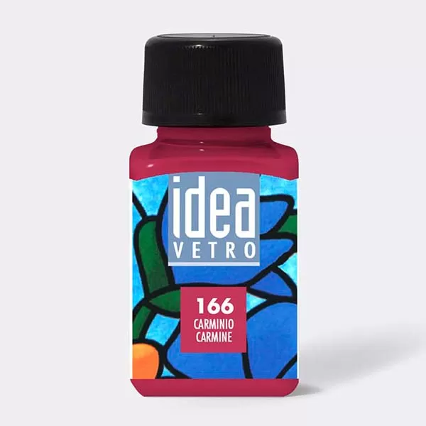 Боя за стъкло витражна IDEA VETRO 60 мл. кармин
