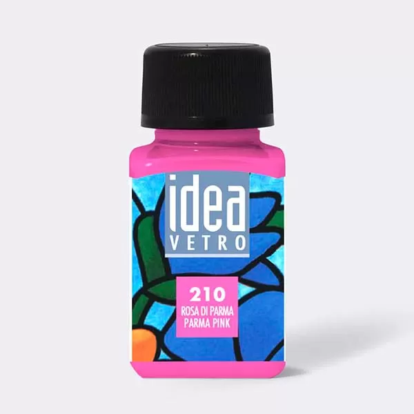 Боя за стъкло витражна IDEA VETRO 60 мл. розова