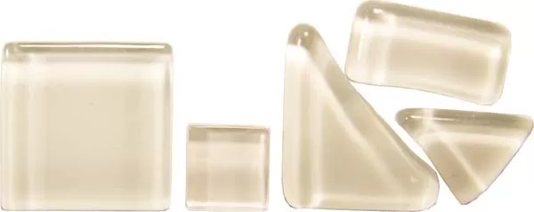 Мозайка стъкло Soft Glass бяла (200 г)
