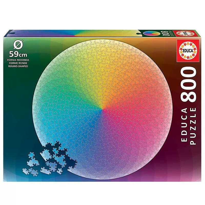 Пъзел 800 части, кръгъл, Дъга