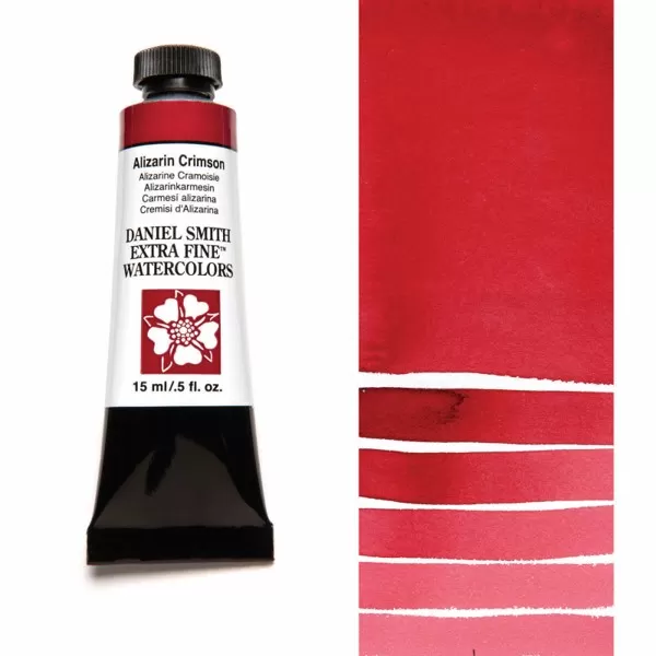 Акварелна боя, туба, Alizarin Crimson, 15 мл  - Daniel Smith