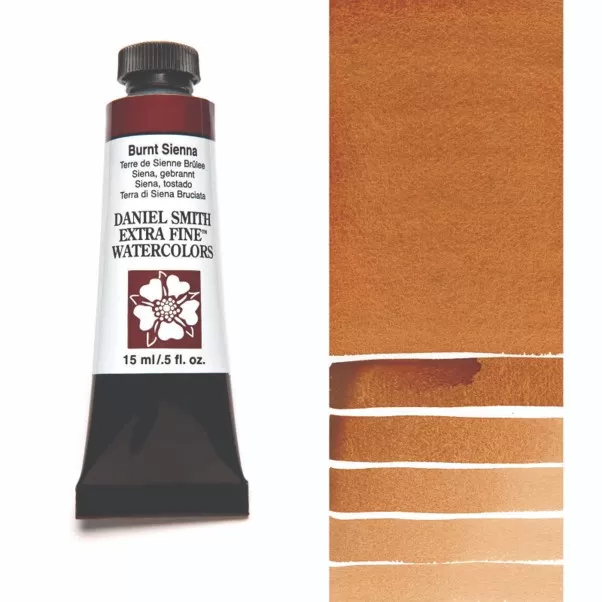 Акварелна боя, туба, Burnt Sienna, 15 мл  - Daniel Smith