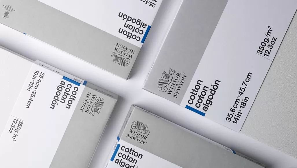 Платно за рисуване 3D, грундирано, памук, 35​0 g/m² - Winsor & Newton