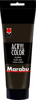 Акрилна боя AcrylColor 225 мл. цвят 045 тъмнокафяв