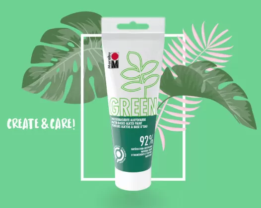 Алкидна боя Green 100 мл.  - Marabu