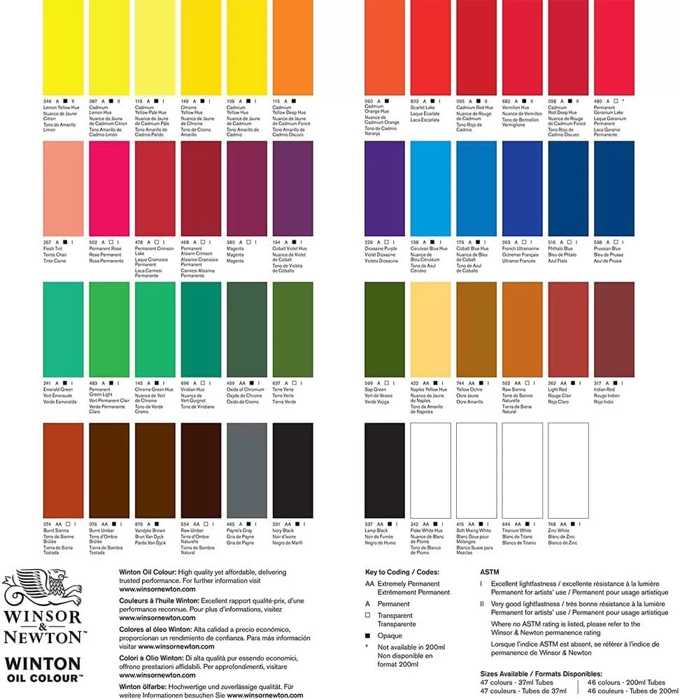 Маслена боя Winton (200мл) асортимент - Winsor&Newton