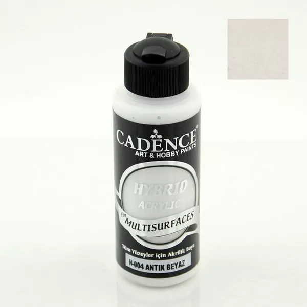 Акрилна боя Hybrid, 120ml, БЯЛО АНТИЧНО - Cadence