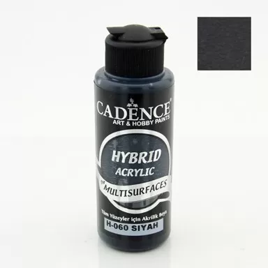 Акрилна боя Hybrid, 120ml, ЧЕРНА - Cadence