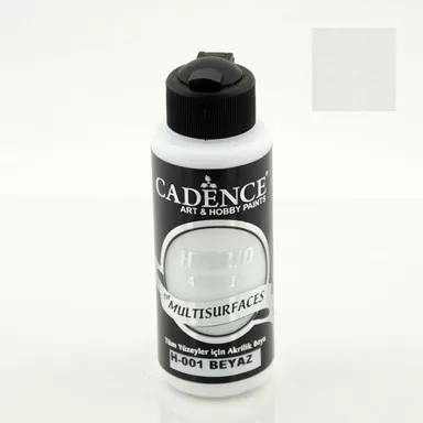 Акрилна боя Hybrid, 120ml, БЯЛО - Cadence