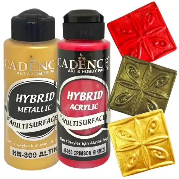 Акрилна боя Hybrid METALLIC, 120 мл, (металикова), color - Cadence