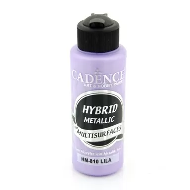 Акрилна боя Hybrid METALLIC, 120 мл, (металикова), lilac - Cadence
