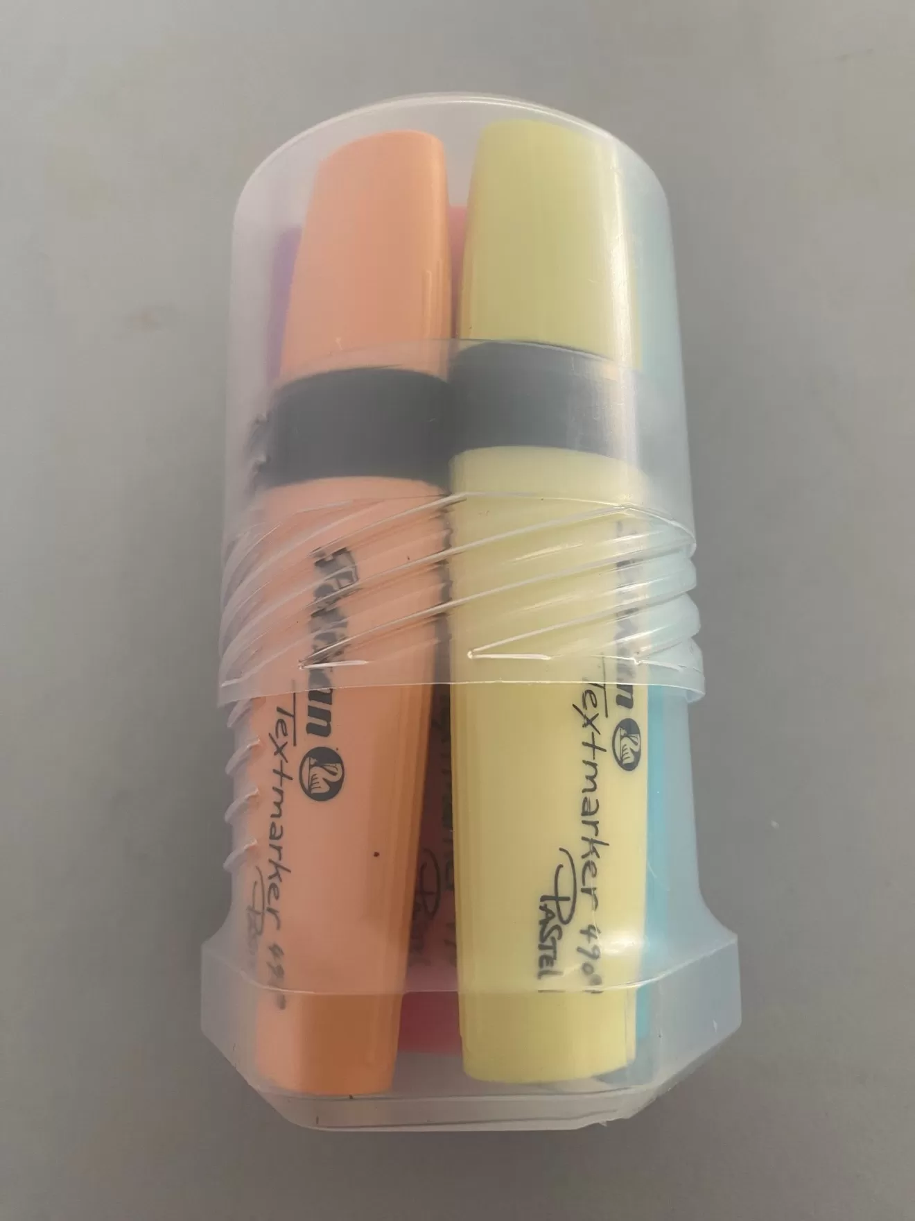 Комплект маркери за текст PASTEL (1-2-5 mm, 6 цвята) дисплей -  Pelikan