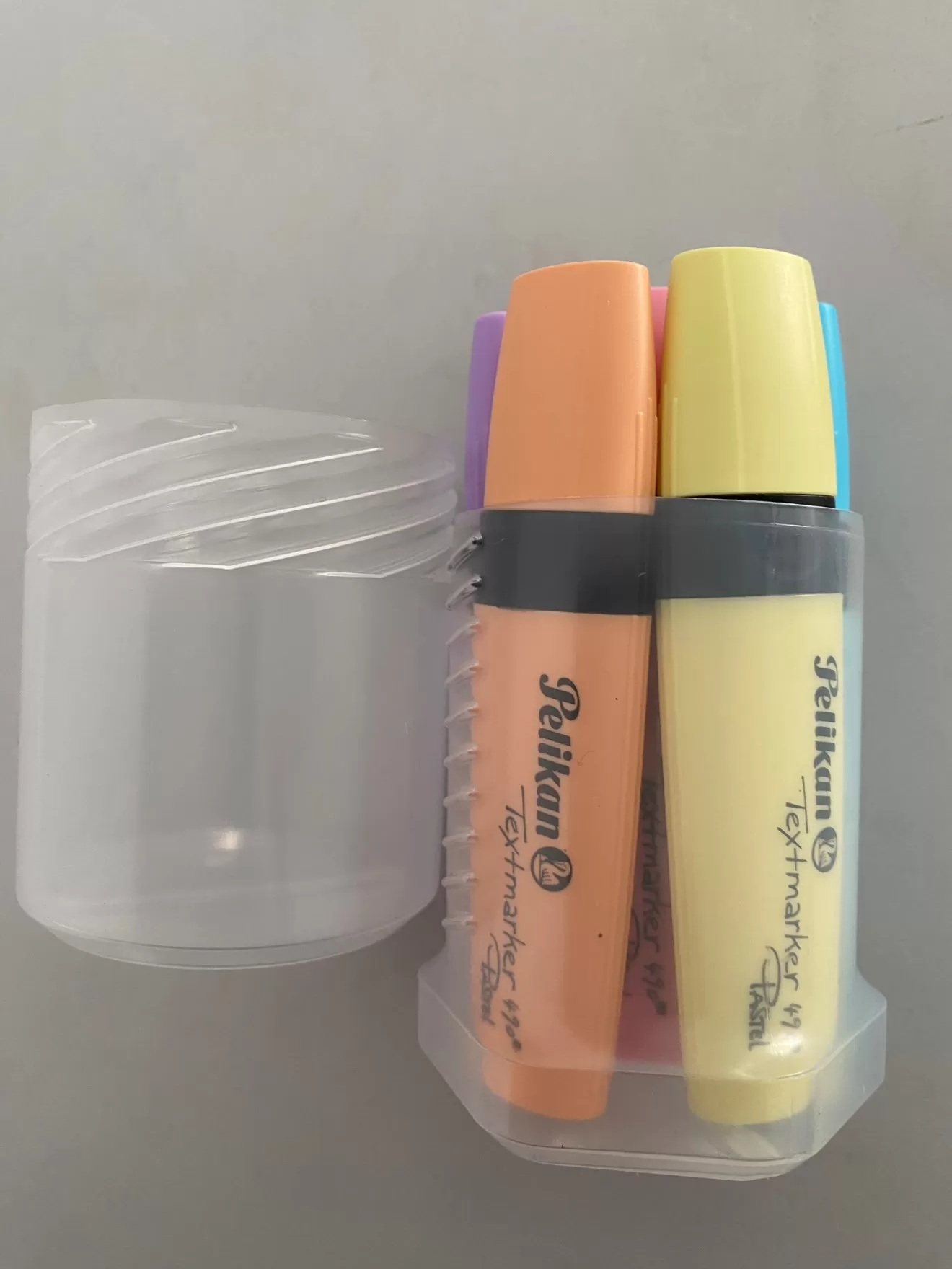 Комплект маркери за текст PASTEL (1-2-5 mm, 6 цвята) дисплей -  Pelikan