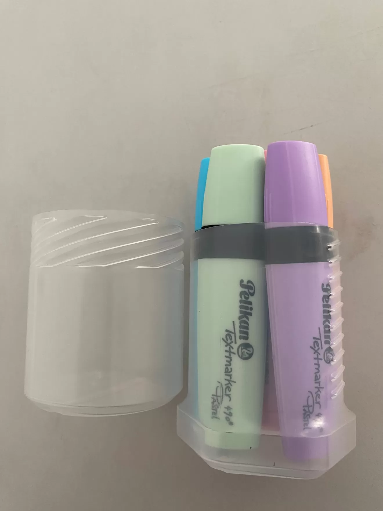 Комплект маркери за текст PASTEL (1-2-5 mm, 6 цвята) дисплей -  Pelikan