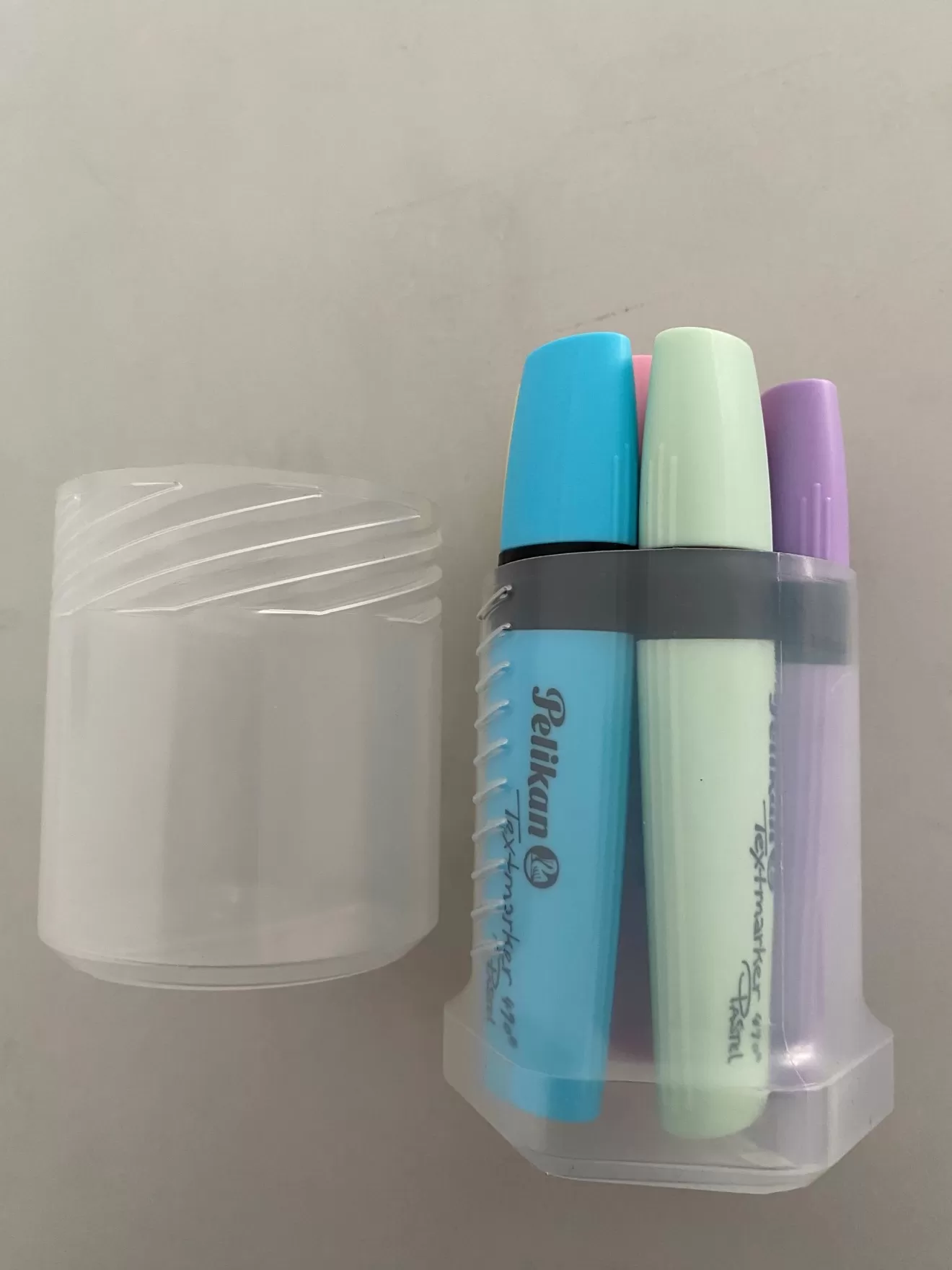 Комплект маркери за текст PASTEL (1-2-5 mm, 6 цвята) дисплей -  Pelikan