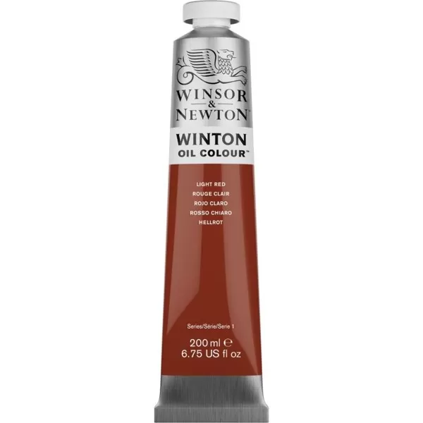 Маслена боя Winton (200мл), червена светла - Winsor&Newton