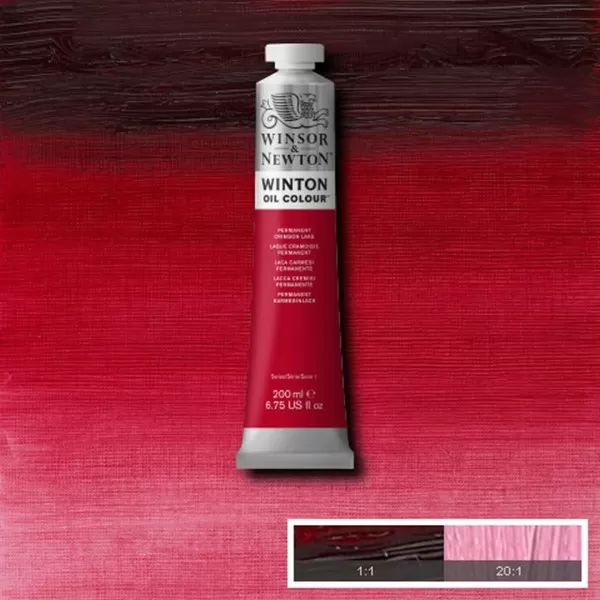 Маслена боя Winton (200мл), перманентна червена - Winsor&Newton