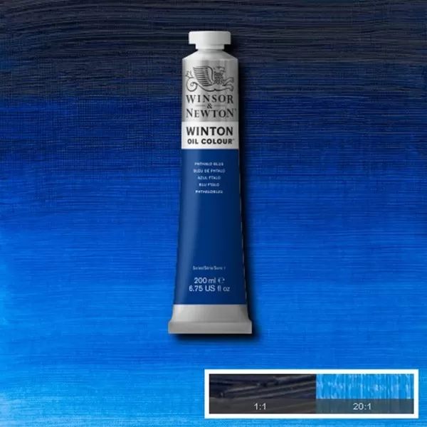 Маслена боя Winton (200мл), синя фталоциан - Winsor&Newton