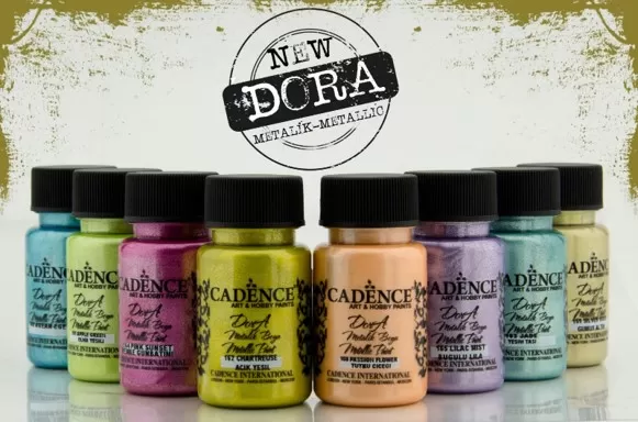 Акрилна боя металик Dora, 50ml,
