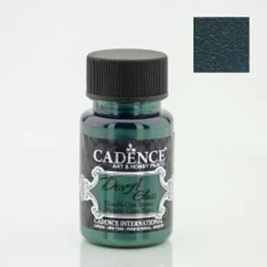 Боя за стъкло металик Dora Glass, 50 мл , зелена емералд - Cadence