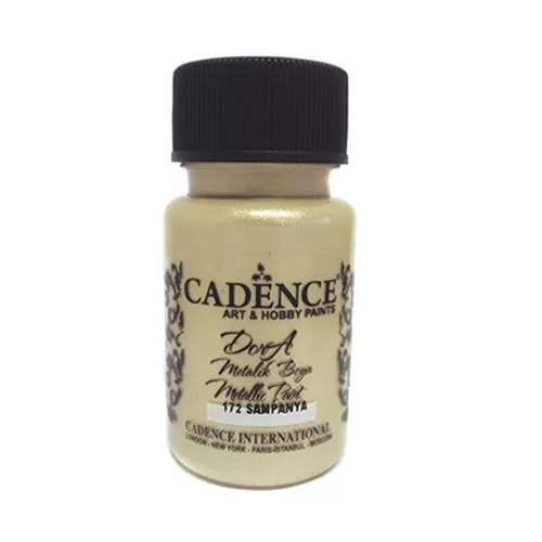 Акрилна боя металик Dora, 50ml, шампанско - Cadence