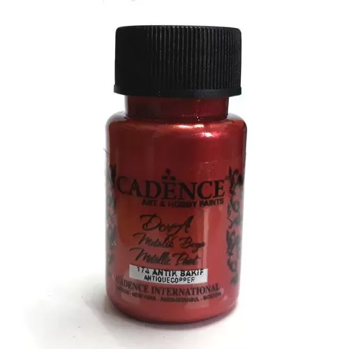 Акрилна боя металик Dora, 50ml, античен мед - Cadence