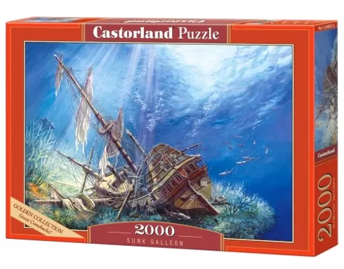 Пъзел 2000 части - Sunk Galleon - Castorland