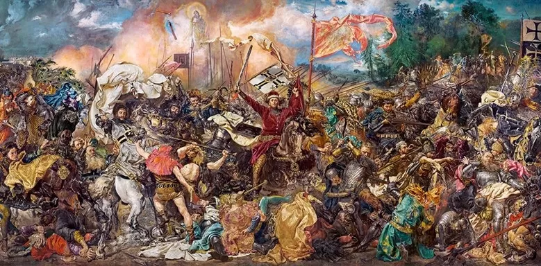 Пъзел 4000 части - The Battle of Grunwald, Jan Matejko - Castorland