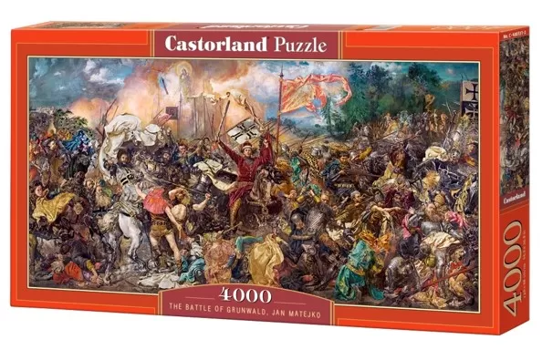 Пъзел 4000 части - The Battle of Grunwald, Jan Matejko - Castorland