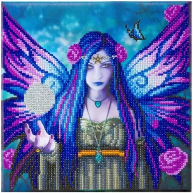 Творчески комплект, Диамантено изкуство, Мистична аура, 30x30 см, 6 части  - Craft Buddy