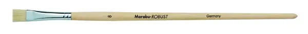 Плоски четки с твърд косъм от свинска четина Серия Robust 180 №8