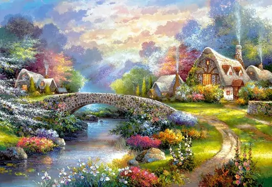 Пъзел 1000 части - Springtime Glory - Castorland