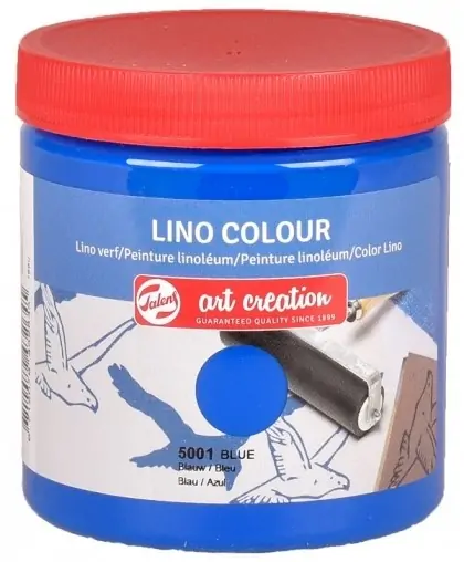Боя за линогравюра Lino Colour, 250 мл, синя - Royal Talens
