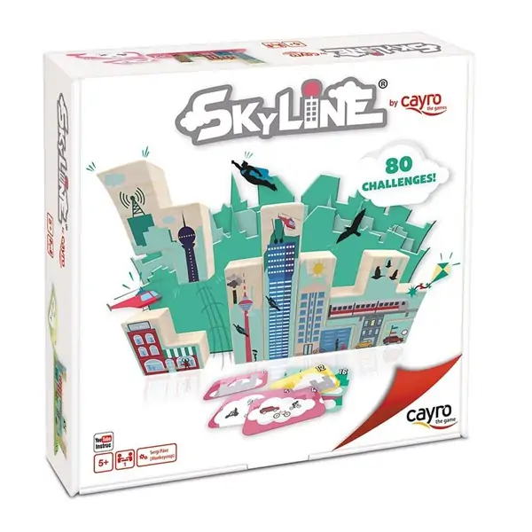 Настолна логическа детска игра Skyline - Cayro