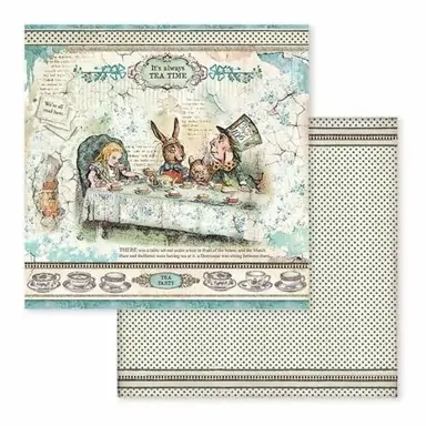 Дизайнерско блокче (10 двулицеви листа, 30.5 х 30.5 см) Alice Scrapbooking - Stamperia