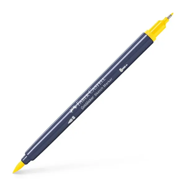 Sketch маркер алкохолна основа, Goldfaber, 107 кадмиево жълт - Faber Castell