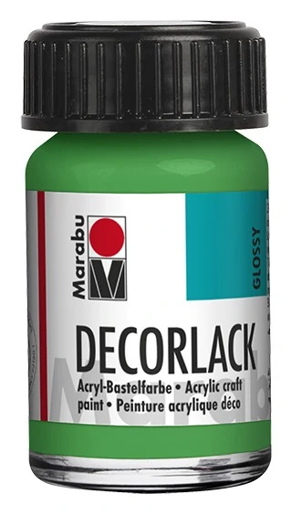 Акрилна боя гланц Decorlack Acryl 15 мл. цвят 062 светлозелен - Marabu