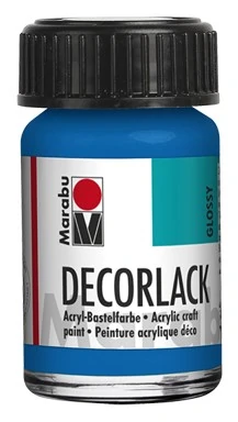 Акрилна боя гланц  Decorlack Acryl 15 мл. цвят 095 небесносин - Marabu