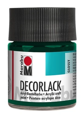 Акрилна боя гланц Decorlack Acryl 50 мл. цвят 075 борово зелен - Marabu