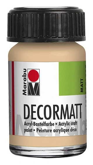 Акрилна боя мат Decormat Acryl  15 мл. цвят 029 телесен - Marabu