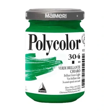 Акрилна боя Polycolor 140 мл. цвят зелена светла - Maimeri