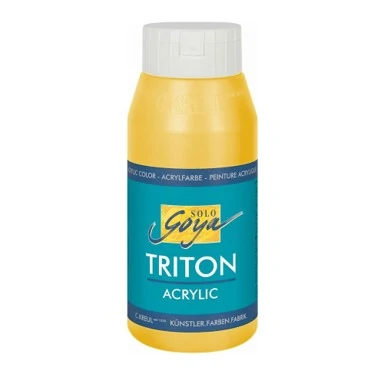 Акрилна боя 750 мл. Solo Goya TRITON, кадмиева жълта - C.KREUL