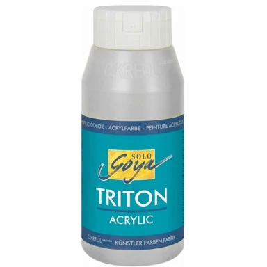 Акрилна боя 750 мл. Solo Goya TRITON, сребърна - C.KREUL