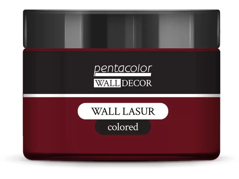 Лазур за декориране на стена, Pentacolor, colored, bordeaux, 150 мл - Pentart