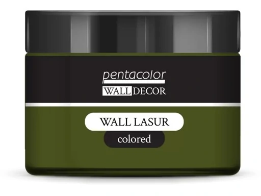 Лазур за декориране на стена, Pentacolor, colored, olive green, 150 мл - Pentart