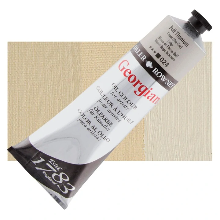 Маслена боя Georgian Oil 024 Buff Titanium 225ml - Daler Rowney